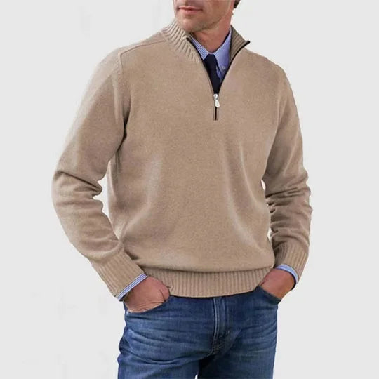 2025 Zip-up sweater – classic warmth and modern elegance