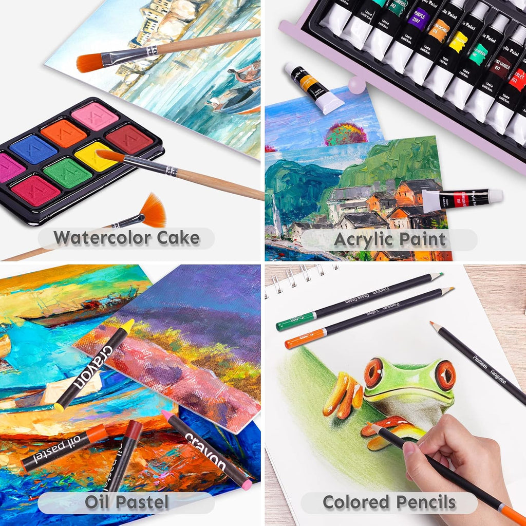 BLACK FRIDAY Sale Soon to be sold out💥💥💥 Buy 2 Get 1 Free 175 Piece Deluxe Art Set with 2 Drawing Pads