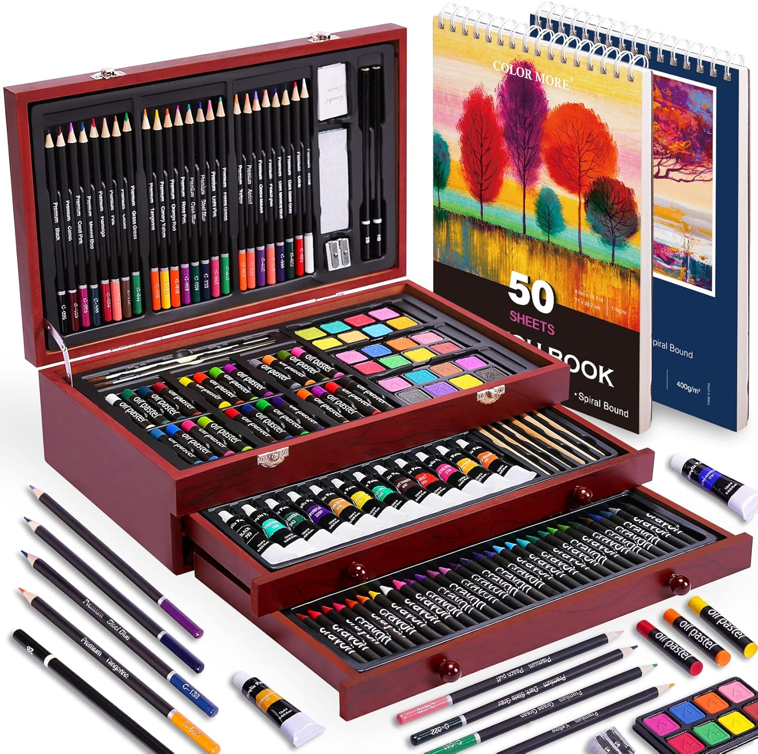 BLACK FRIDAY Sale Soon to be sold out💥💥💥 Buy 2 Get 1 Free 175 Piece Deluxe Art Set with 2 Drawing Pads