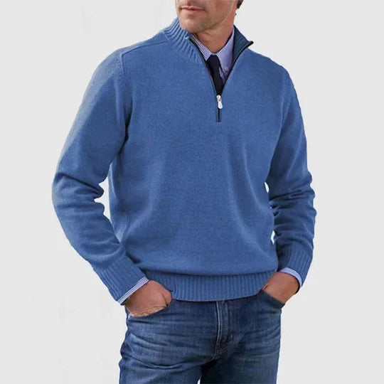 2025 Zip-up sweater – classic warmth and modern elegance