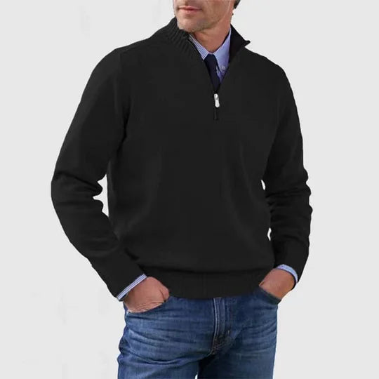 2025 Zip-up sweater – classic warmth and modern elegance