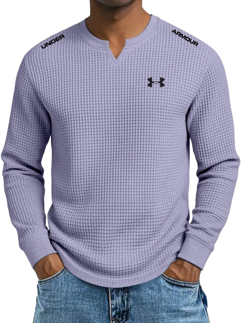 Everyday Waffle V-Neck Comfort Shirt